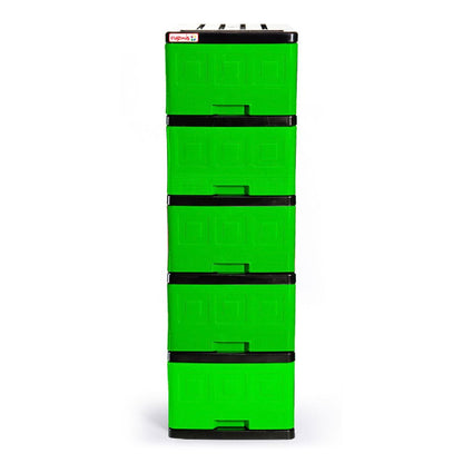 Gavetero Plastimas Verde 5 Gavetas
