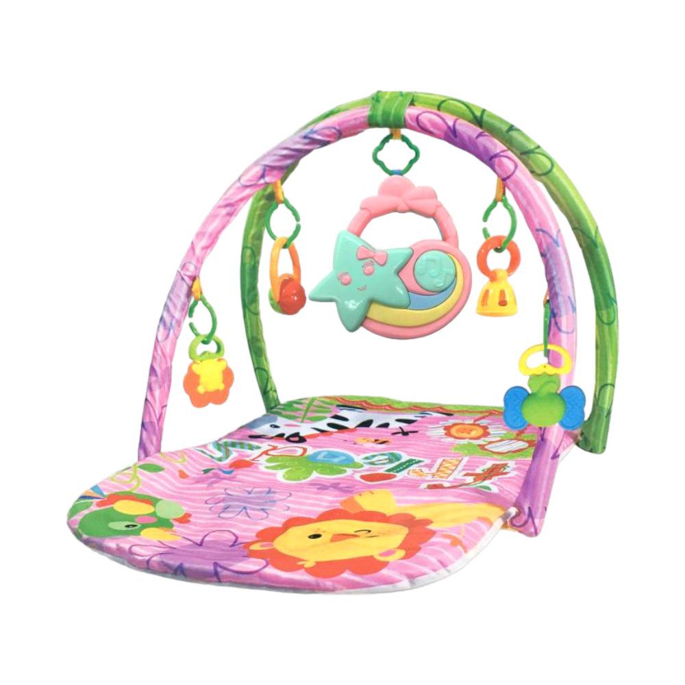 Gimnasio Para Bebe Playmates Animales De La Selva Rosado