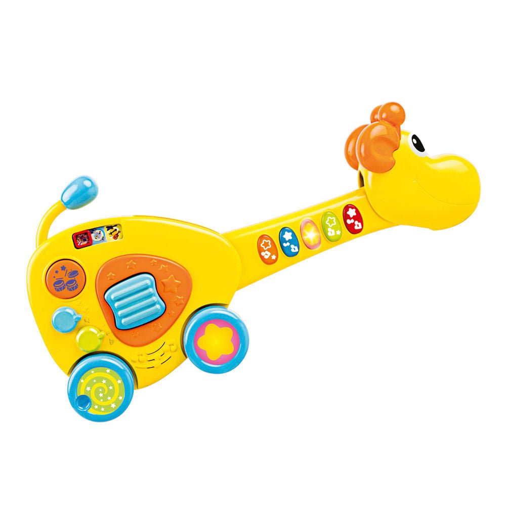 Guitarra Bebe Winfun Jirafa 2 En 1