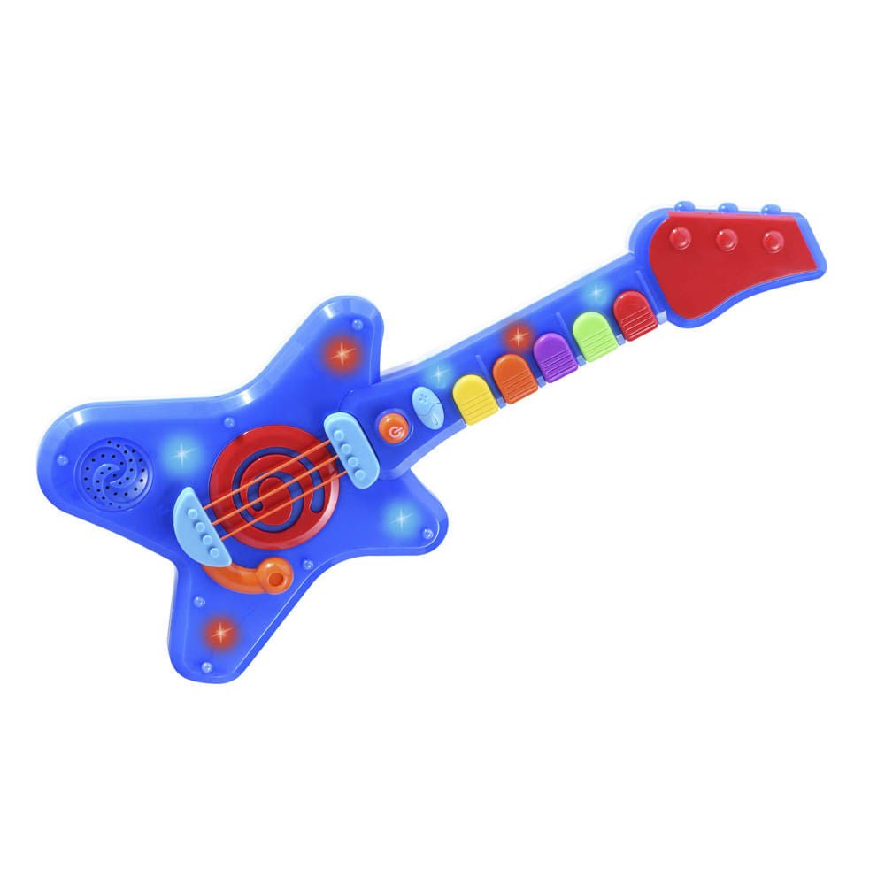 Guitarra de Rock Infunbebe Con Luces