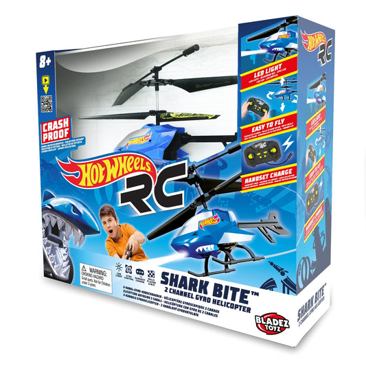 Helicoptero Hot Weels Control Remoto Shark Bite