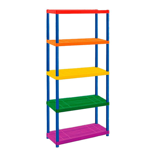 Estante Plástico Rimax Rainbow de 5 Niveles