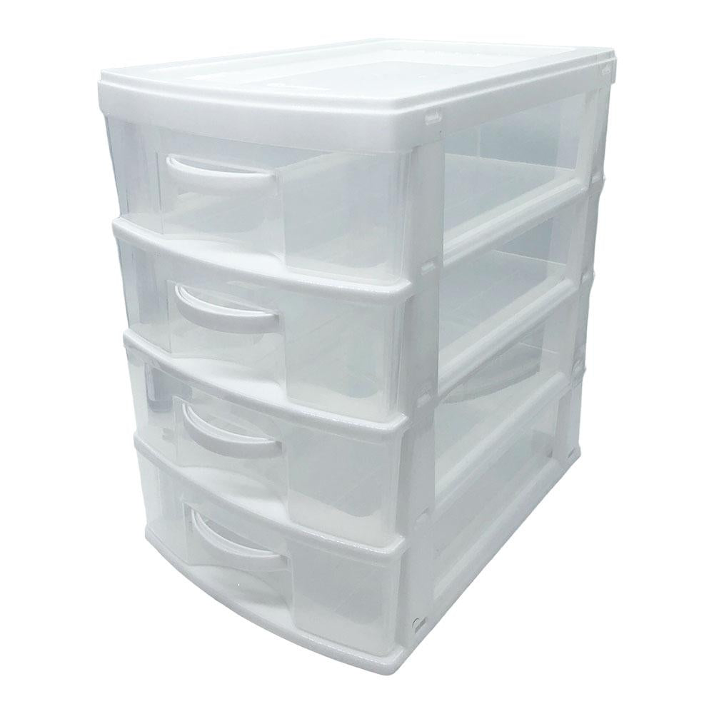 Organizador Plástico Jaguar Utilidades 4 Gavetas