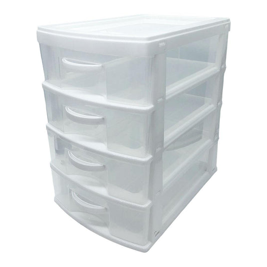 Organizador Plástico Jaguar Utilidades 4 Gavetas