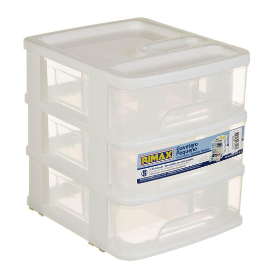 Gavetero Rimax 3 Niveles Blanco