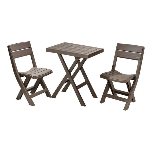 Mesa Plegable Con Sillas Rimax Barú de Plástico
