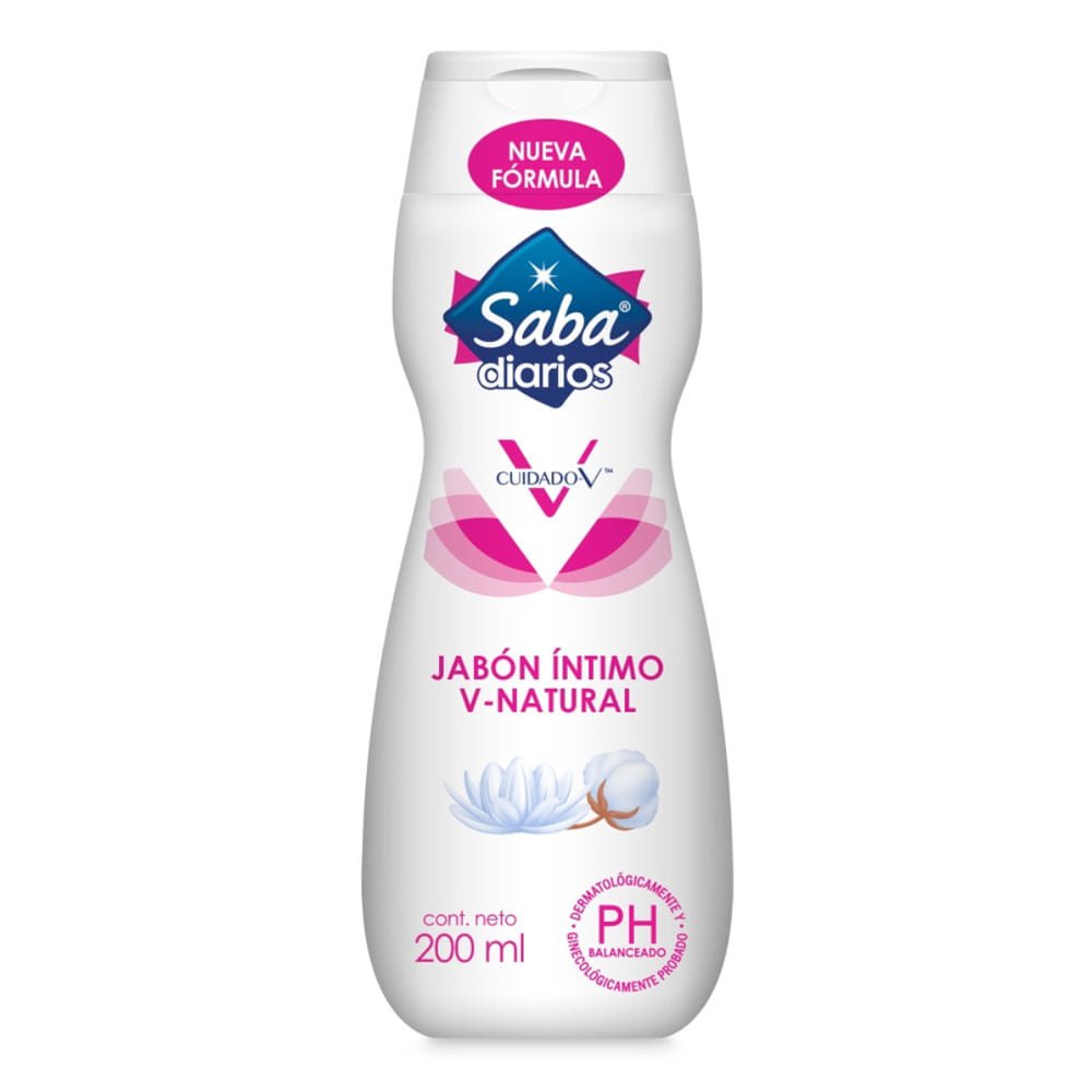 Jabón Intimo Saba V Natural 200 ml