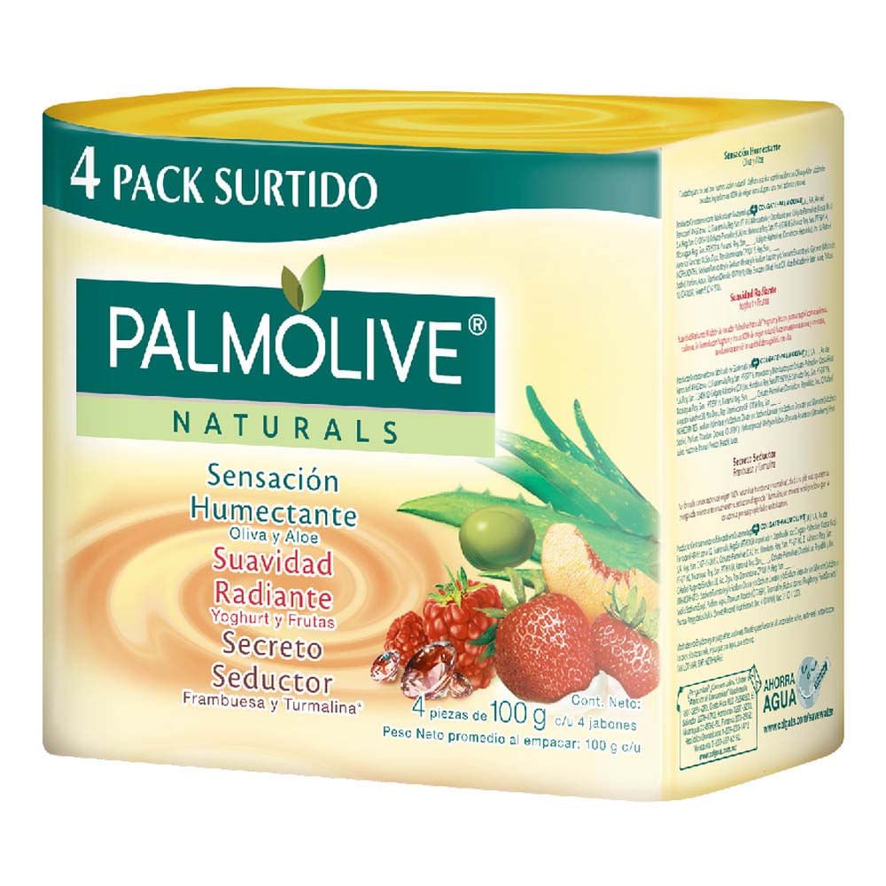 Jabón Palmolive Naturals Surtido 100 g 4 Piezas
