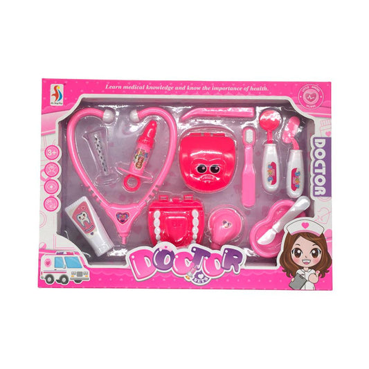 Juego Huda Instrumentos de Dentista Para Niña de 10 piezas