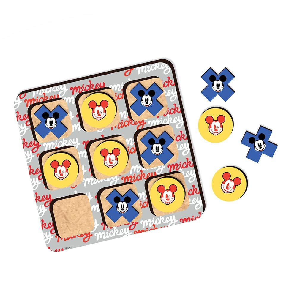 Juego X y O Mickey Mouse De Madera