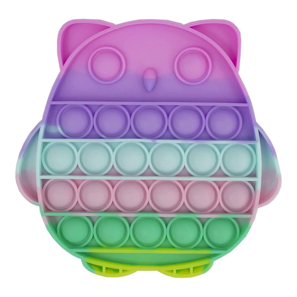 Juguete Pop It Fidget Búho Pastel