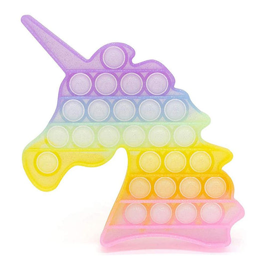 Juguete Pop It Fidget Unicornio Pastel - Surtido