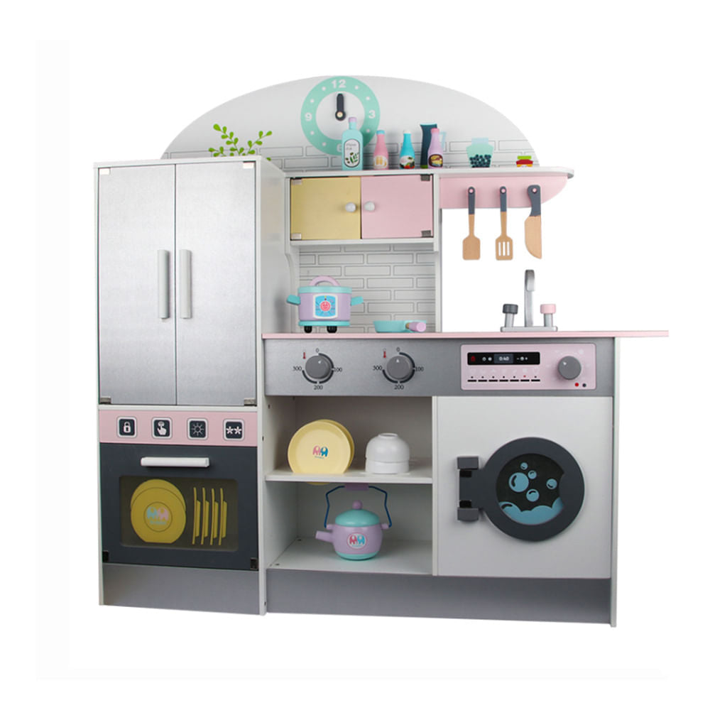 Cocina de Madera Star Toys Con Nevera 102.5 cm x 105 cm x 30 cm