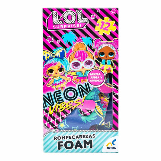 Rompecabezas LOL de Foam 12 Piezas