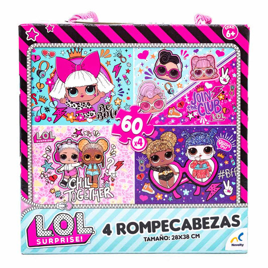 Rompecabezas LOL Surprise 4 en 1