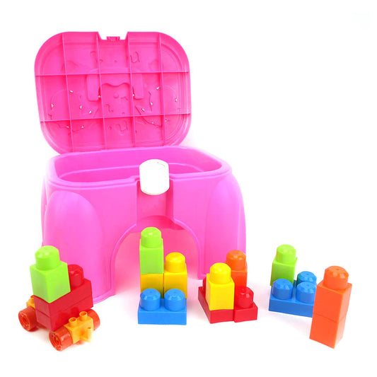 Banquito Con Bloques Star Toys Rosado