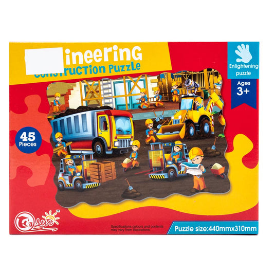Rompecabeza Star Toys Construccion 440 mm x 310 mm 45 Piezas