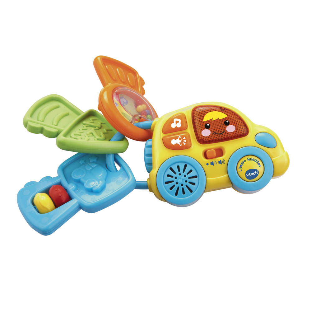Llavero Rueditas Vtech Sonajero Electrónico