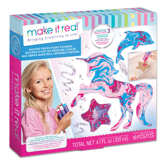 Juego Crea Pinturas Marmoleadas Make It Real
