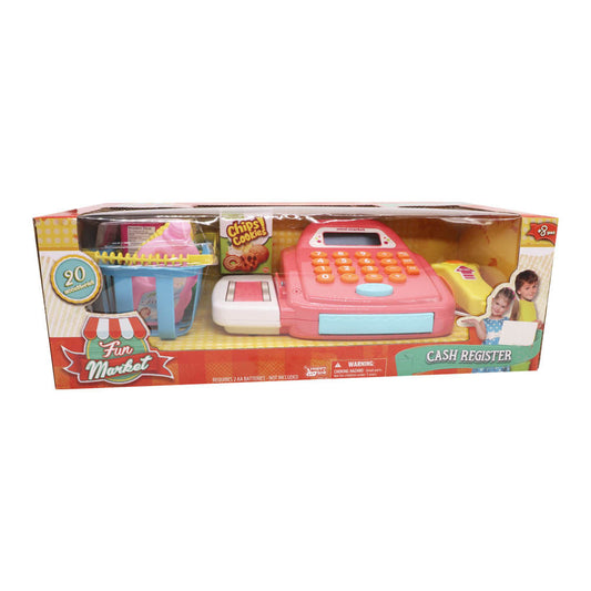 Caja Registradora Fun Market Con 20 Accesorios - Surtido
