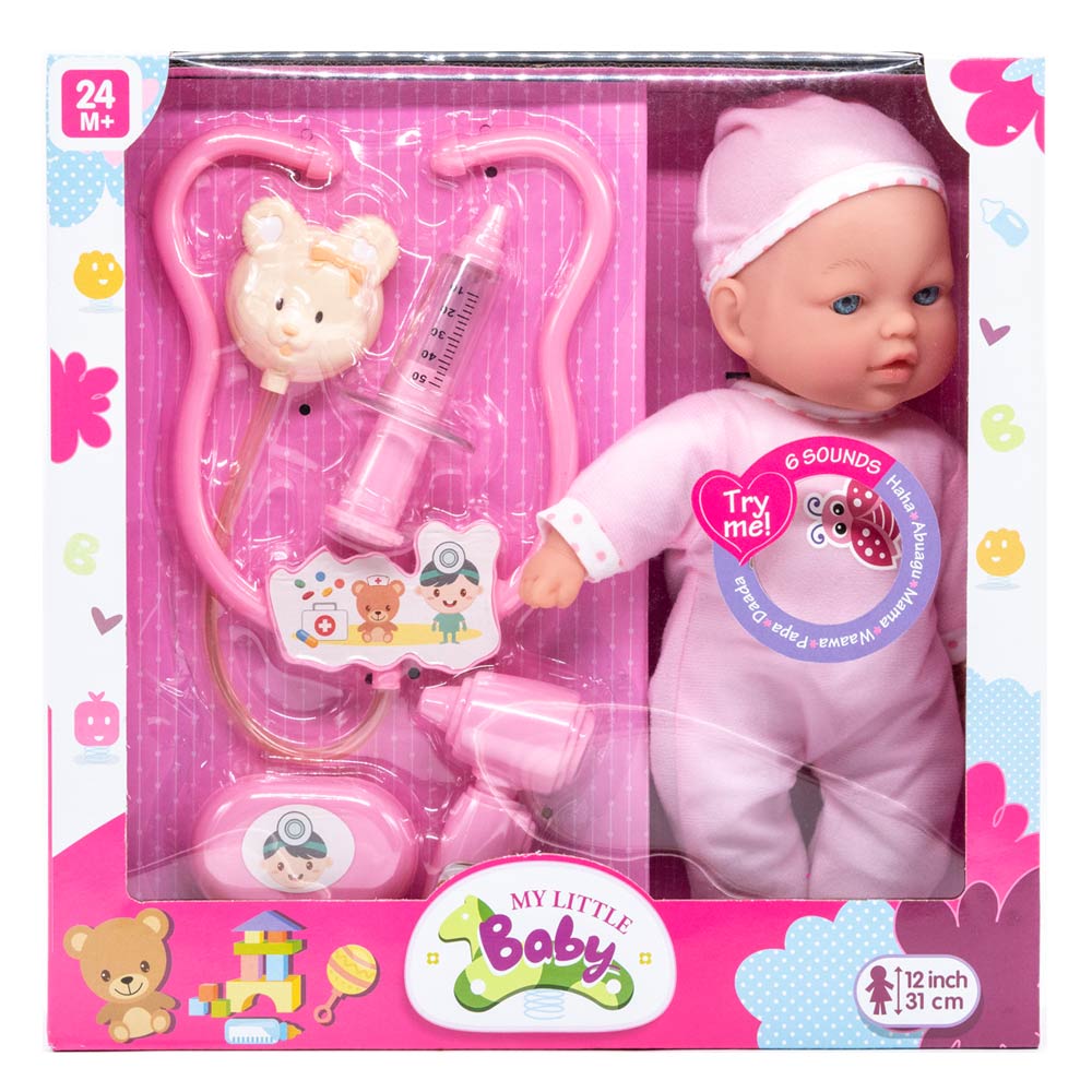 Muñeca Bebe Star Toys 31 cm Con Accesorios