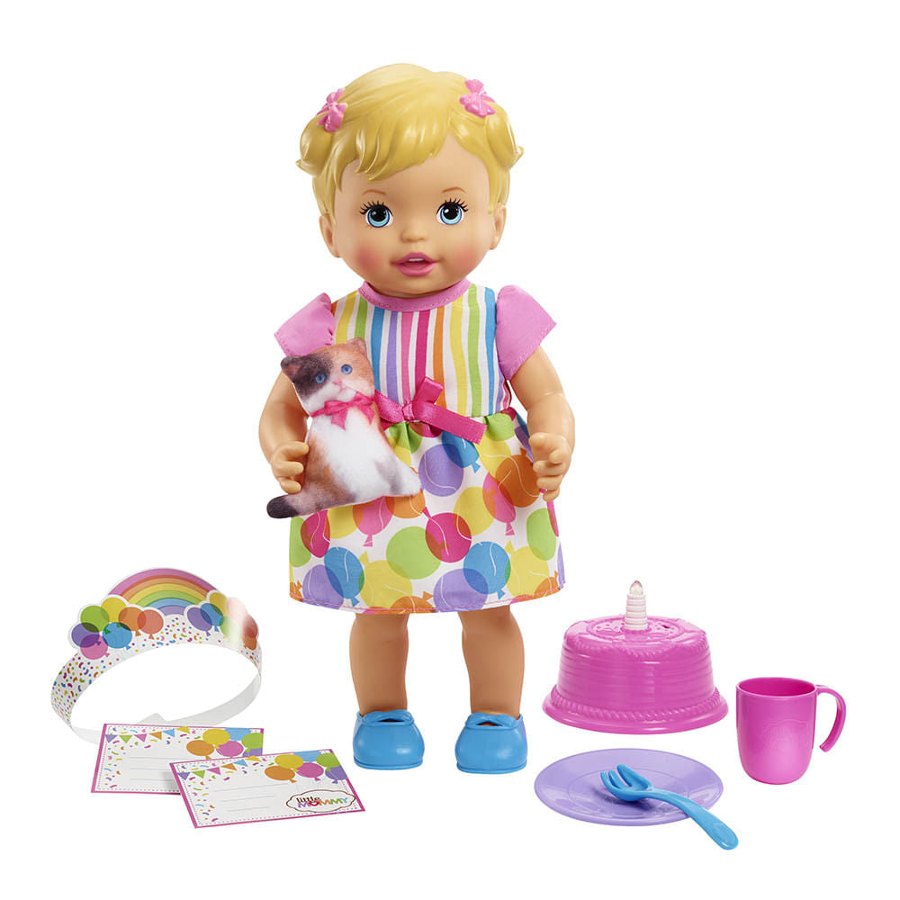 Muñeca Bebe Little Mommy Fiesta de Cumpleaños