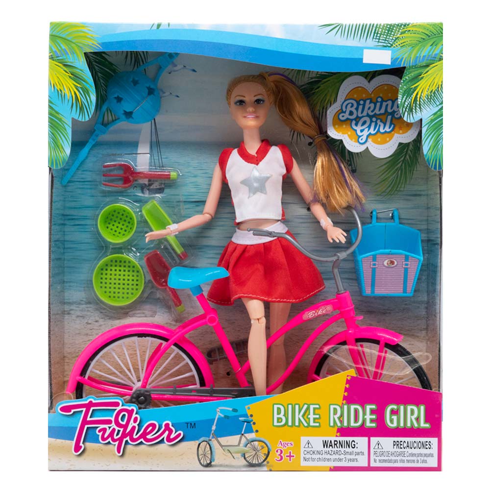 Muñeca Fuqier en Bicicleta - Surtido