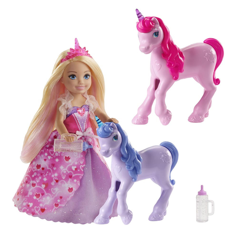 Muñeca Barbie Chelsea Princesa de Unicornio