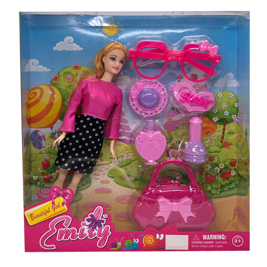 Muñeca Emily Star Toys Con Accesorios