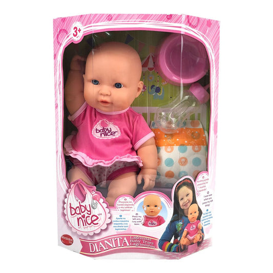 Muñeca Bebe Dianita Lagrimas Baby Nice