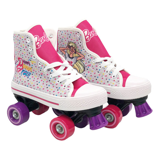 Patines de Cuatro Ruedas Barbie Talla 35 - 38