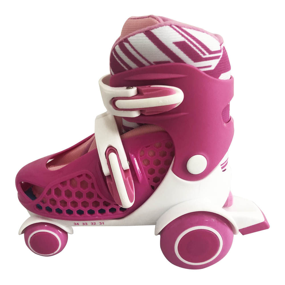 Patines de Cuatro Ruedas Ajustable Talla 31 - 34 - Surtido