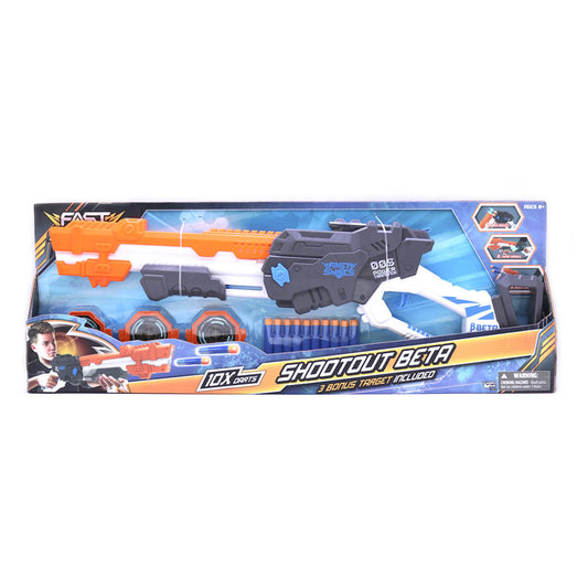 Pistola Lanzador de Dardos Shootout Beta Con 10 Dardos