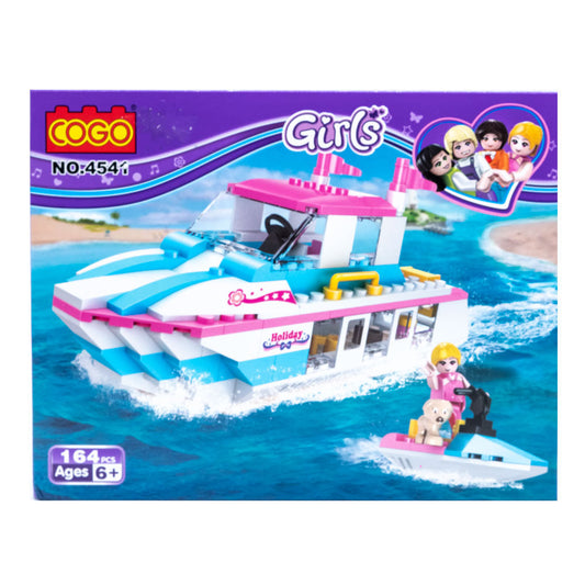 Bloques City Cogo Girls Barco 164 Piezas