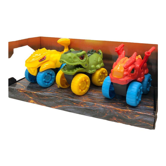 Set de Autos Warrior Tech Extreme 3 Piezas