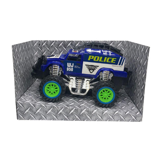 Camioneta Policía Inertia Toy Car de Fricción