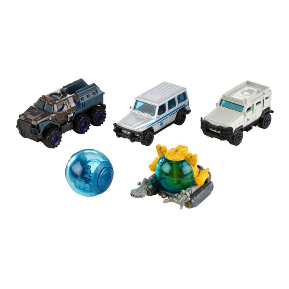 Set de Vehículos Match Box Jurassic World 5 Piezas