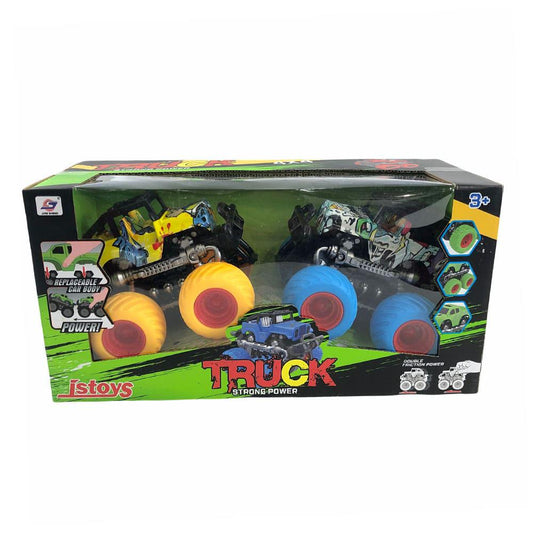 Camioneta de Fricción Monster Truck Mediana 2 Piezas - Surtido