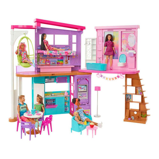Casa de Vacaciones Barbie Malibu Plegable