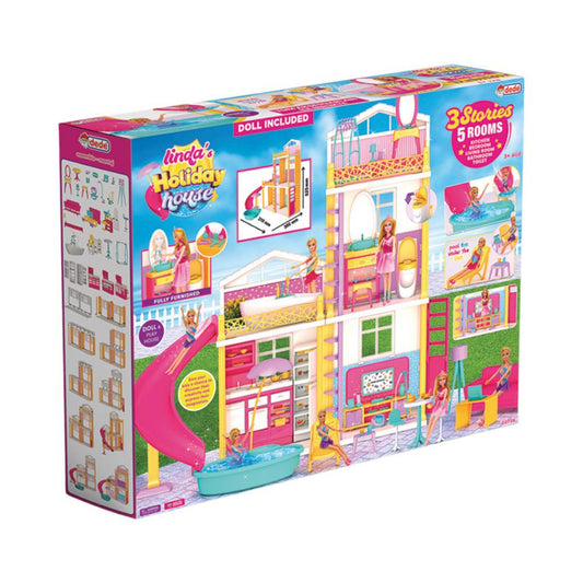 Casa Para Muñeca Dede Toys Lindas Vacaciones