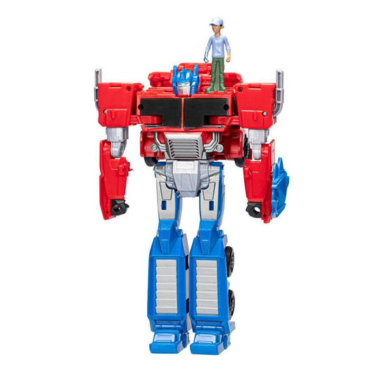 Figura de Acción Transformers EarthSpark Spin Changer Optimus Prime y Robby Malto