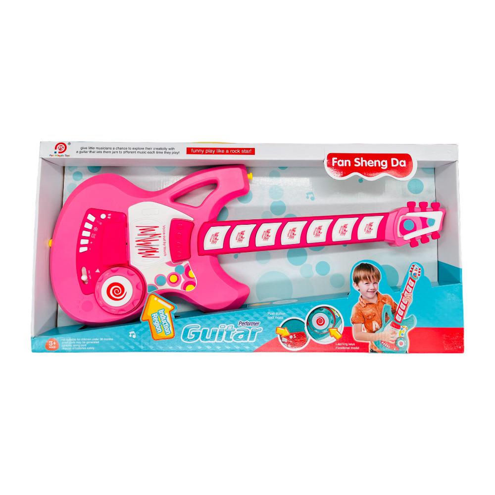 Guitarra Electrica Rosa Huada