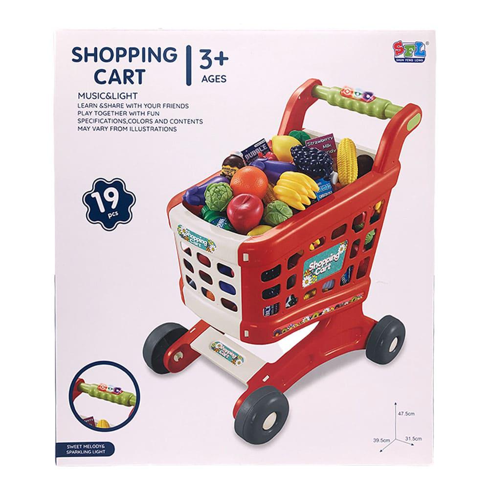 Carro de Supermercado Shum Feng Long Con Luces y Música