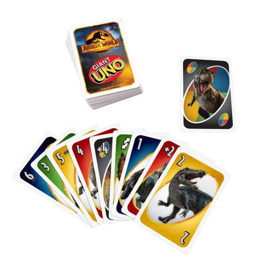 Juego de Cartas Uno Giant Jurassic World Dominion