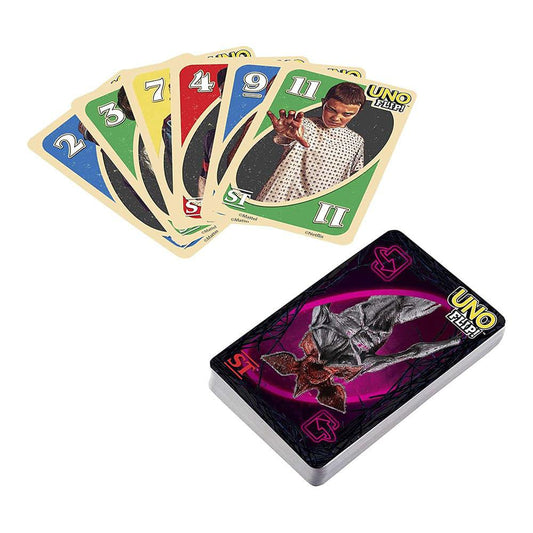 Juego de Cartas Uno Flip Stranger Things