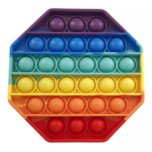 Juguete Pop It Fidget Octágono Multicolor