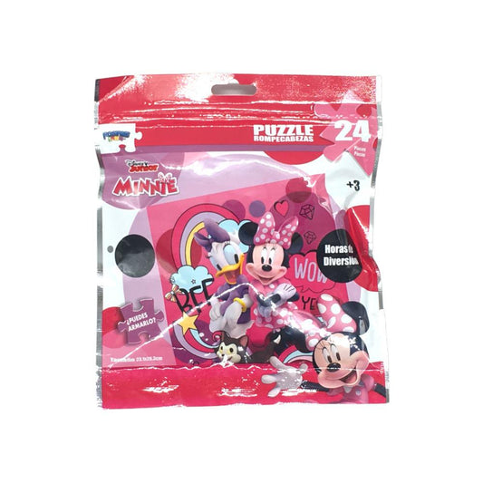 Rompecabezas Minnie Mouse en Bolsa 24 Piezas