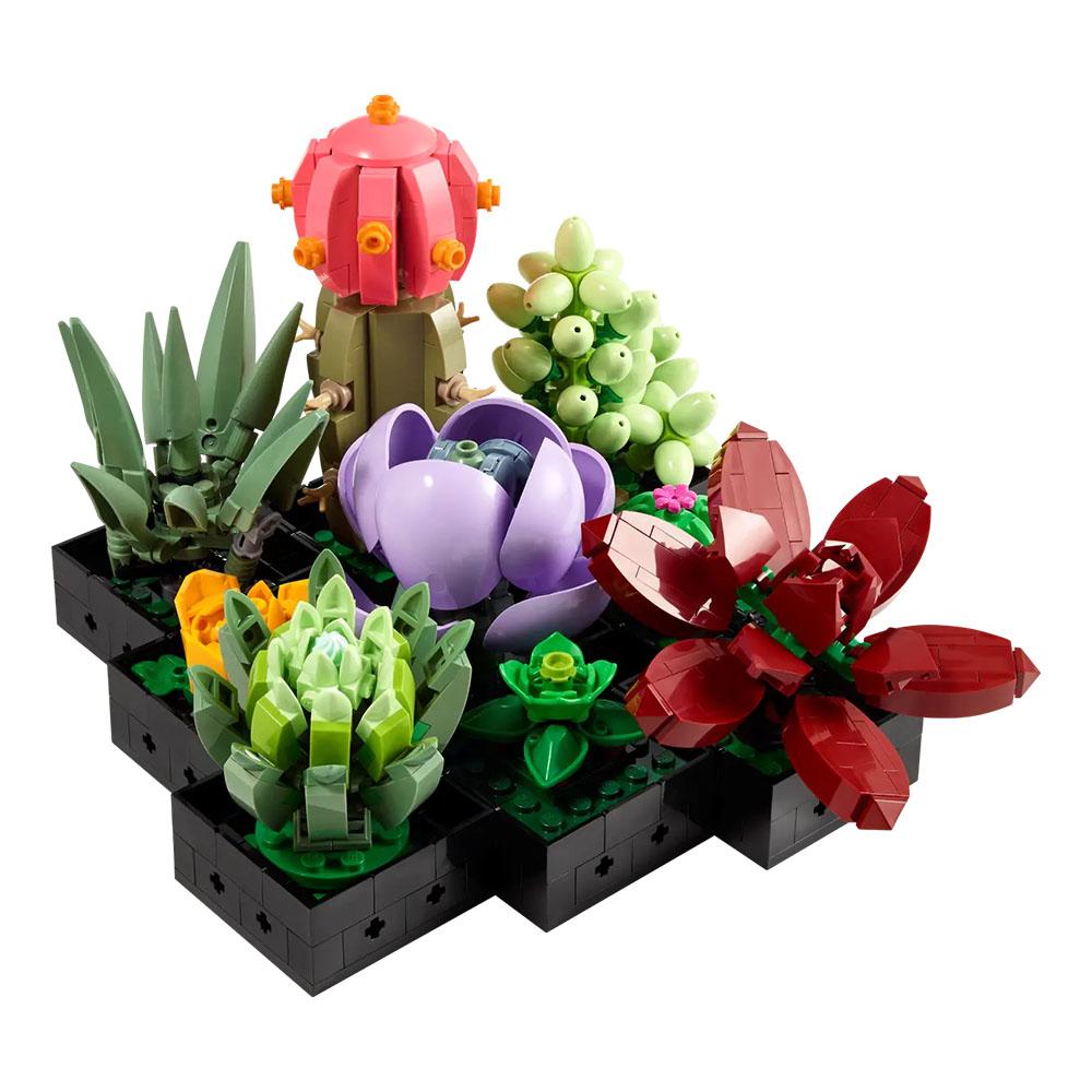 Bloques Lego Suculentas