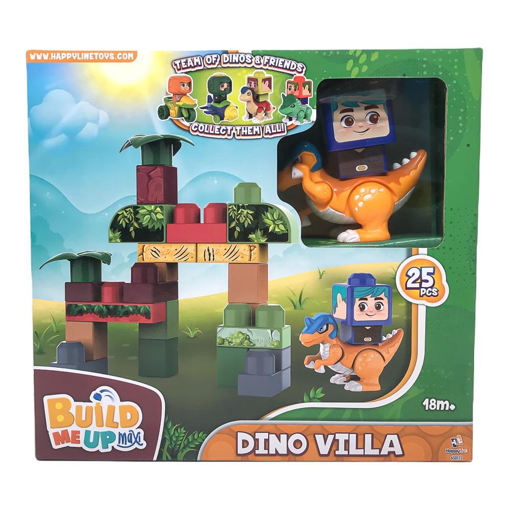 Block Build Me Up Maxi Set Dinosaurio 25 Piezas - Surtido