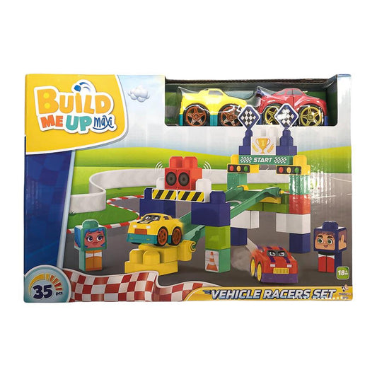 Block Build Me Up Maxi 2 City Car Set 35 Piezas